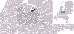 Lage der Gemeinde Baarn in den Niederlanden