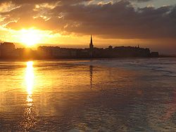 Sonnenuntergang über Saint-Malo