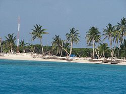 South Cay, eines der Cays der Serrana-Bank