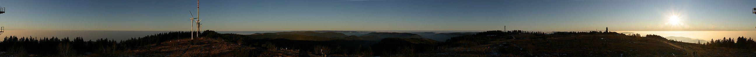 Panorama von der Hornisgrinde