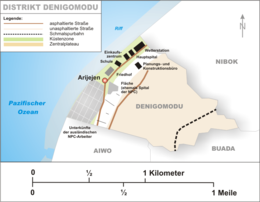 Karte von Denigomodu
