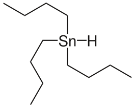 Struktur von Tributylzinnhydrid