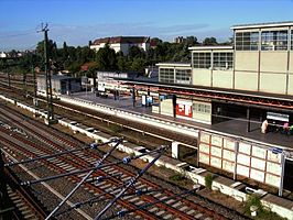 Bahnhof Bornholmer Straße, südliches Bahnsteigsende