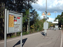 Der Haltepunkt Kettwig-Stausee