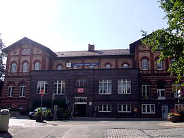 Empfangsgebäude des Jenaer Westbahnhofs
