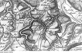 Lauschka auf der Oberreit'schen Karte vor 1843