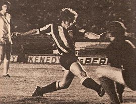 Raúl Castronovo am 30. März 1971 in Diensten des CA Peñarol in einem Spiel der Copa Libertadores
