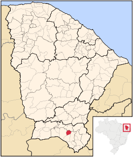 Lage von Juazeiro do Norte in Ceará
