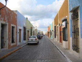 Die Innenstadt von Campeche