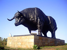 Denkmal "El Toro" in Paso de Los Toros