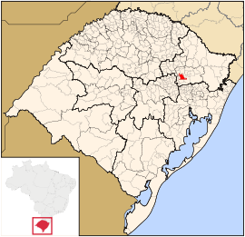 Lage von Bento Gonçalves in Rio Grande do Sul