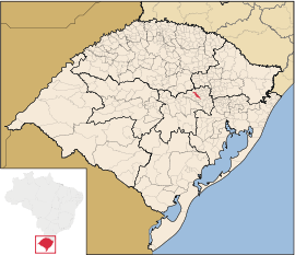 Lage von Marques de Souza in Rio Grande do Sul