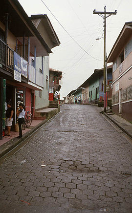 Eine Straße in San Carlos