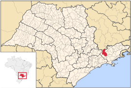 Lage von São José dos Campos im Bundesstaat São Paulo