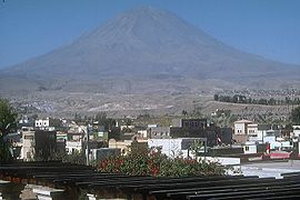 Arequipa mit dem Vulkan Misti