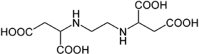 Struktur von Ethylendiamindibernsteinsäure