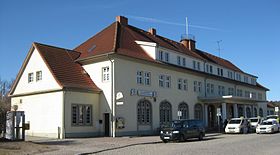 Empfangsgebäude des Bahnhofs Ostseebad Binz