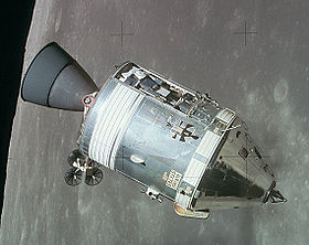 Apollo CSM-112 in der Mondumlaufbahn