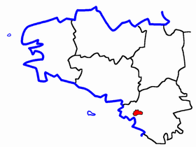 Lage des Kantons Montoir-de-Bretagne