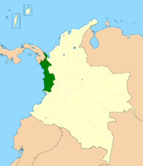 Lage von Chocó