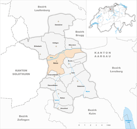 Karte von Aarau