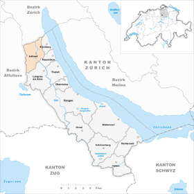 Karte von Adliswil