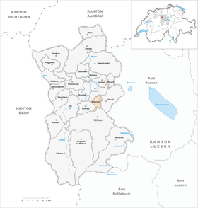Karte von Alberswil