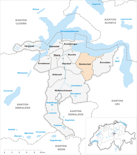 Karte von Beckenried