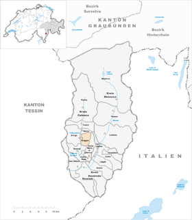 Karte von Braggio