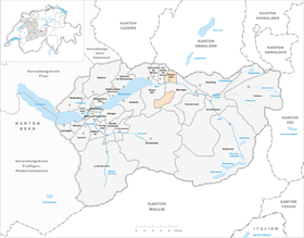 Karte von Brienzwiler