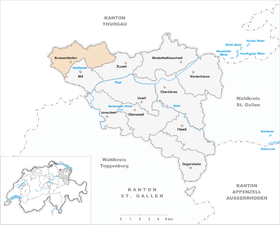 Karte von Bronschhofen