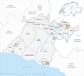 Karte von Bussigny-sur-Oron