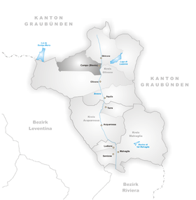 Karte von Campo (Blenio)