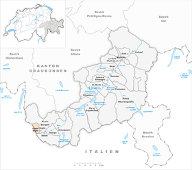 Karte von Castasegna
