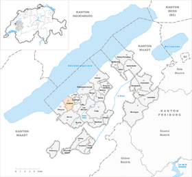 Karte von Châbles