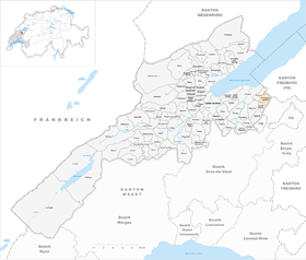 Karte von Chavannes-le-Chêne