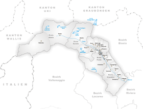 Karte von Chiggiogna