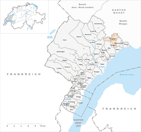 Karte von Essertines-sur-Rolle