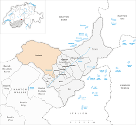 Karte von Fieschertal