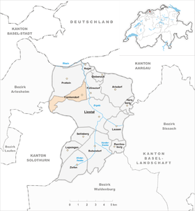 Karte von Frenkendorf
