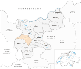 Karte von Gipf-Oberfrick