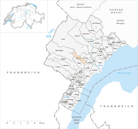 Karte von Givrins