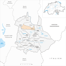 Karte von Gorduno