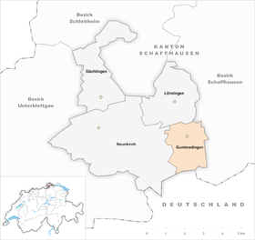 Karte von Guntmadingen