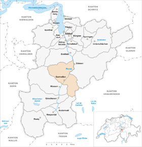 Karte von Gurtnellen