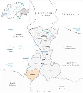 Karte von Haldenstein
