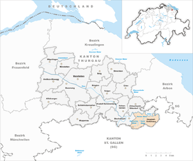 Karte von Hauptwil-Gottshaus