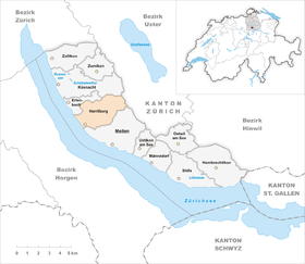 Karte von Herrliberg