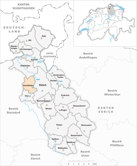 Karte von Hochfelden