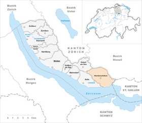 Karte von Hombrechtikon